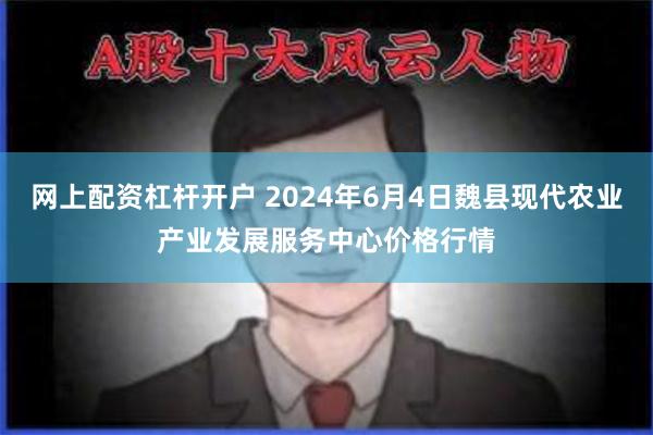 网上配资杠杆开户 2024年6月4日魏县现代农业产业发展服务中心价格行情